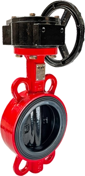 Дисковый поворотный затвор с редуктором REON тип RSV811-GEAR DN  125 125rsv811-gear