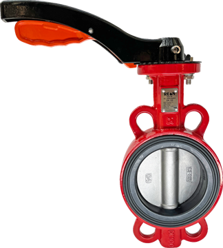 Дисковый поворотный затвор с алюминиевой рукояткой REON тип RSV84RED DN  125 PN 16 125rsv84red