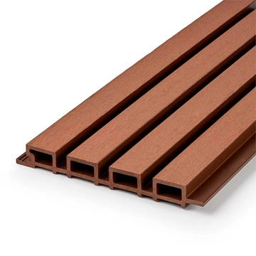 Фасадная реечная панель EasyDecking  Вуд-Икс 219х26х3010 Коричневый Шлифованная LT 26934