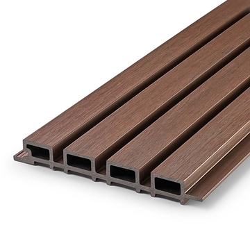Фасадная реечная панель EasyDecking Ко-Экструзия 219х26х4010 Каштан LT 33574
