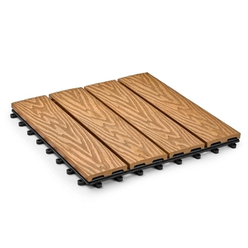 Садовая плитка EasyDecking 300х300х21 Дуб (в 1 уп. - 11 шт., 1 м2) LT 33599