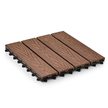 Садовая плитка EasyDecking 300х300х21 Венге (в 1 уп. - 11 шт., 1 м2) LT 33839