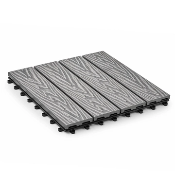 Садовая плитка EasyDecking 300х300х21 Серый (в 1 уп. - 11 шт., 1 м2) LT 33842