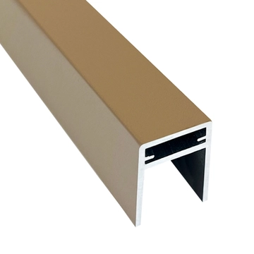 Алюминиевый П-профиль EasyDecking 35x25x3000 Дуб LT 27524