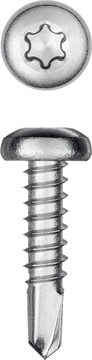 KRAFTOOL  DS-P, 16 х 3.5 мм, А2, сверло, полукруглая головка, ТХ15, 1000 шт, саморез нержавеющий (300931-35-016) 300931-35-016