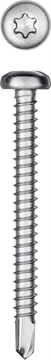 KRAFTOOL  DS-P, 50 х 4.8 мм, А2, сверло, полукруглая головка, ТХ25, 150 шт, саморез нержавеющий (300931-48-050) 300931-48-050