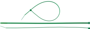 ЗУБР  КС-З1, 3.6 x 300 мм, нейлон РА66, 100 шт, зеленые, кабельные стяжки, Профессионал (309060-36-300) 309060-36-300