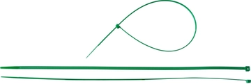 ЗУБР  КС-З1, 4.8 x 400 мм, нейлон РА66, 100 шт, зеленые, кабельные стяжки, Профессионал (309060-48-400) 309060-48-400