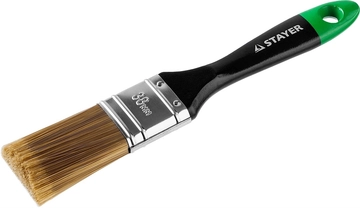 STAYER  UNIVERSAL-ARTEX, 38 мм, 1.5″, искусственная щетина, деревянная ручка, для высокотекучих ЛКМ, плоская кисть (0106-038) 0106-038