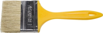 STAYER  UNIVERSAL, 100 мм, 4″, светлая натуральная щетина, пластмассовая ручка, плоская кисть (0107-100) 0107-100_z01