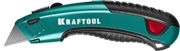 KRAFTOOL  с автостопом, 2 лезвия, универсальный нож (09241) 09241_z02