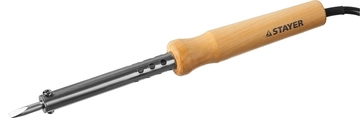 STAYER  MAXTerm, 60 Вт, клин, электропаяльник с деревянной рукояткой (55310-60) 55310-60