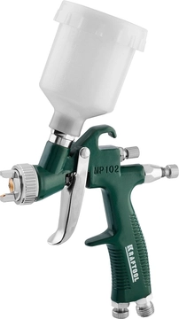 KRAFTOOL  AIRKRAFT MINI, HVLP, 1 мм, пневматический краскопульт с верхним бачком (06565-1.0) 06565-1.0