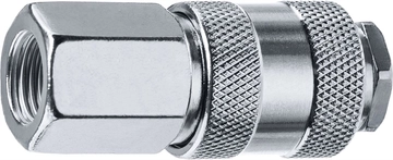 ЗУБР  1/4″F - рапид муфта, переходник, Профессионал (64910-1/4) 64910-1/4