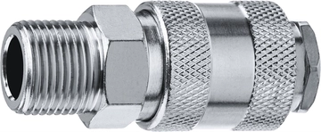 ЗУБР  3/8″M - рапид муфта, переходник, Профессионал (64911-3/8) 64911-3/8