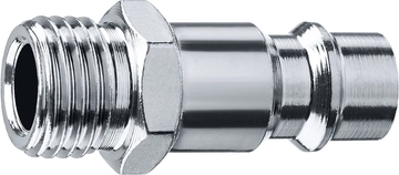 ЗУБР  1/4″M - рапид штуцер, переходник, Профессионал (64915-1/4) 64915-1/4