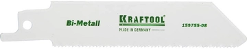 KRAFTOOL  S522EF, по металлу, Bi-Met,шаг 1.4 мм, 80 мм, полотно для сабельной пилы (159755-08) 159755-08
