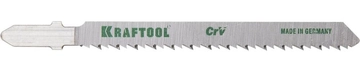KRAFTOOL  T101BR, EU-хвост., по дереву, шаг 2.5 мм, 75 мм, 2 шт, полотна для лобзика (159516-2.5) 159516-2,5