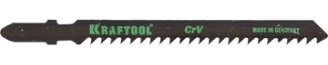 KRAFTOOL  T144D, EU-хвост., по дереву, быстрый рез, шаг 4 мм, 75 мм, 2 шт, полотна для лобзика (159521-4) 159521-4