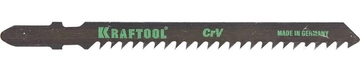 KRAFTOOL  T111C, EU-хвост., по дереву, грубый рез, шаг 3 мм, 75 мм, 2 шт, полотна для лобзика (159531-3) 159531-3