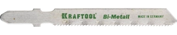 KRAFTOOL  T118AF, EU-хвост., по металлу Bi-Met, шаг 1.2 мм,  50 мм, 2 шт, полотна для лобзика (159555-1.2) 159555-1,2