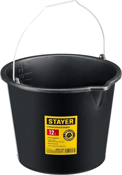 STAYER  STRONG, 12 л, строительное пластиковое ведро (06083-12) 06083-12_z02