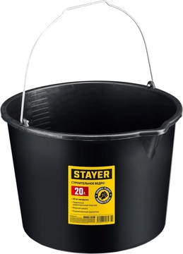 STAYER  STRONG, 20 л, строительное пластиковое ведро (06083-20) 06083-20_z02