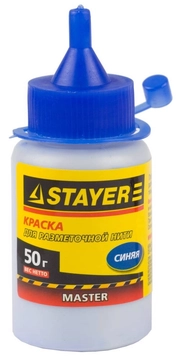 STAYER  50 г, синяя, краска для малярных разметочных шнуров (0640-1) 0640-1_z01