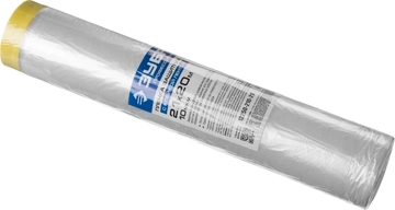 ЗУБР  20 м x 2.1 м, 10 мкм, HDPE, пленка укрывная с клейкой лентой, Профессионал (12250-210-20) 12250-210-20