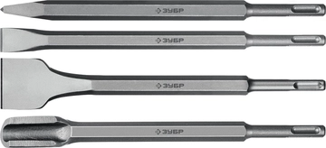 ЗУБР  Буран, 4 шт, 250 мм, SDS-plus, набор зубил, Профессионал (29360-H4) 29360-H4_z01