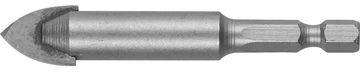 ЗУБР  14 мм, 2х кромка, HEX 1/4, Сверло по стеклу и кафелю (29840-14) 29840-14