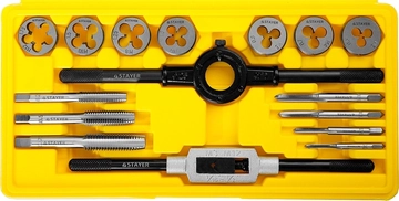 STAYER  MaXCut, 16 предмета, набор метчиков и плашек (28010-H16) 28010-H16_z01