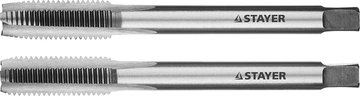 STAYER  M8 х 1.0, 2 шт, комплект метчиков (28025-08-1.0-H2) 28025-08-1.0-H2