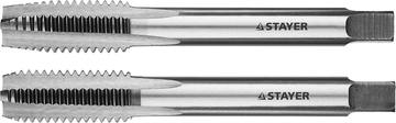 STAYER  M12 х 1.5, 2 шт, комплект метчиков (28025-12-1.5-H2) 28025-12-1.5-H2