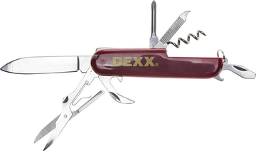 DEXX  10 функций, складной, пластиковая рукоятка, многофункциональный нож (47645) 47645