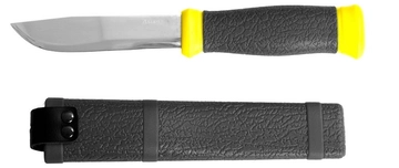 STAYER  110 мм, пластиковые ножны, туристический нож, Professional (47630) 47630