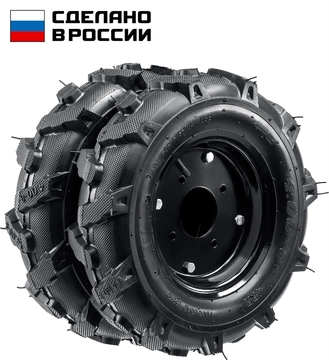 ЗУБР  КП-1, 4.00-8, 2 шт., пневматические колеса для мотоблоков (707106-1) 707106-1