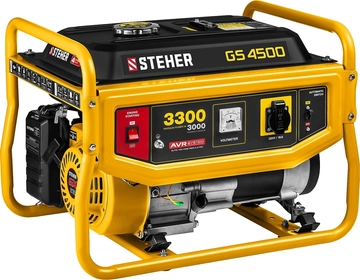 STEHER  3300 Вт, бензиновый генератор (GS-4500) GS-4500