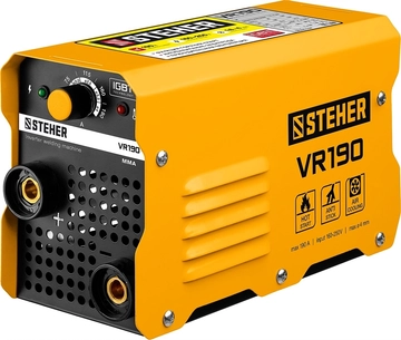 STEHER  ММА, 190 А, сварочный аппарат инверторный, макс. электрод Ø 4.0 мм (VR-190) VR-190