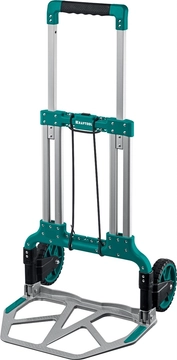 KRAFTOOL  ATLANT, до 120кг, каркас и платформа из алюминия, платформа 48.5х35см, колеса d18см, вес 6.9кг, складная хозяйственная тележка (38751-120) 38751-120