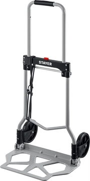 STAYER  PROTruck, до 70кг, каркас и платформа из алюминия, платформа 39х28см, колеса d13 см, вес 3.0кг, складная хозяйственная тележка (38755-70) 38755-70_z01