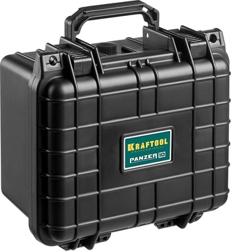 KRAFTOOL  PANZER-10, 270 х 240 х 170 мм, (10″), IP55, ударопрочный пластиковый ящик (38251-10) 38251-10