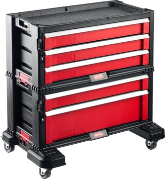 KETER  DRAWER, 562 х 289 х 502 мм, (22″),  пластиковый ящик с 5 выдвижными полками (38380-5) 38380-5