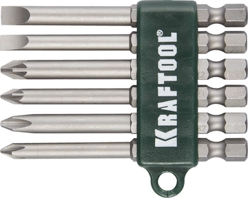 KRAFTOOL  KraftMax, 6 шт, набор бит (26061-H6) 26061-H6