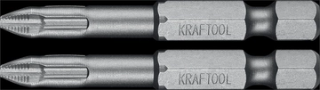 KRAFTOOL  X-Drive PH2, 50 мм, 2 шт, торсионные биты (26121-2-50-2) 26121-2-50-2