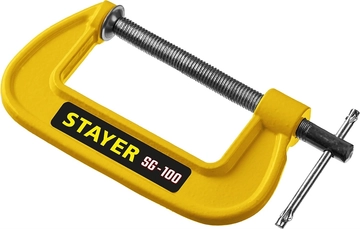 STAYER  SG-100, 100 мм, чугунная струбцина G (3215-100) 3215-100_z02