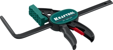 KRAFTOOL  GT-160/60, 160/60 мм, универсальная, быстрозажимная, в T-track, пистолетная  струбцина (32237) 32237