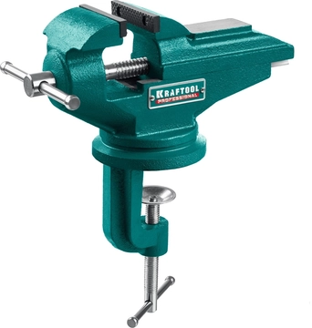KRAFTOOL  Mini, 65 мм, стальные настольные тиски (32713-75) 32713-75