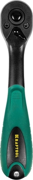 KRAFTOOL  1/4″, 72 зубца, пластиковое покрытие, трещотка для торцовых головок (27796-1/4) 27796-1/4_z02