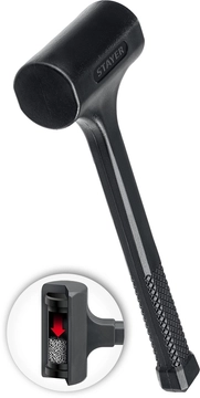 STAYER  40 мм, 450 г, цельнолитой безынерционный молоток, Professional (2042-680) 2042-680